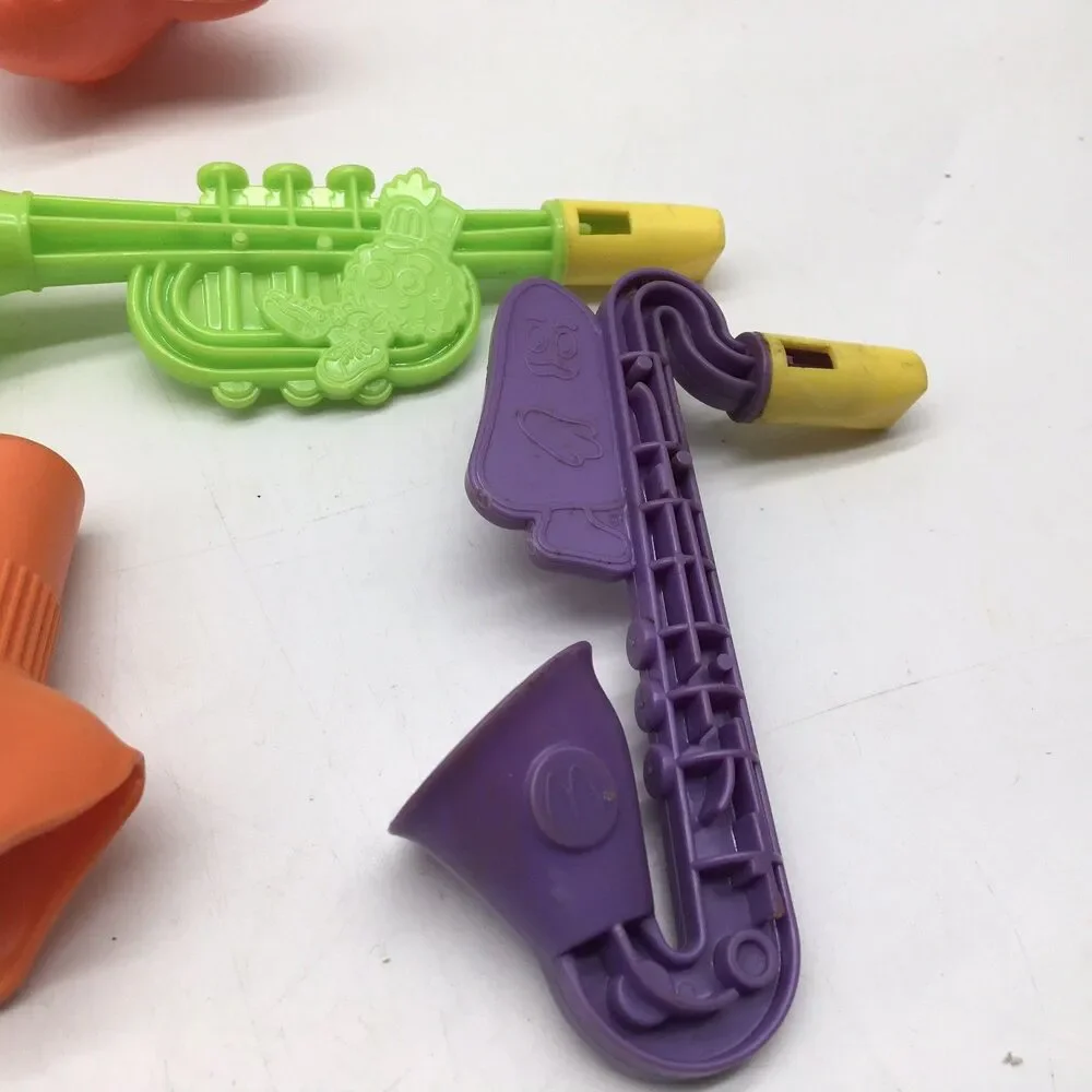Lot 9 McDonald's 1986 87 Fry Guy Copter Flyer Whistle Grimmace Duck Tales Calls